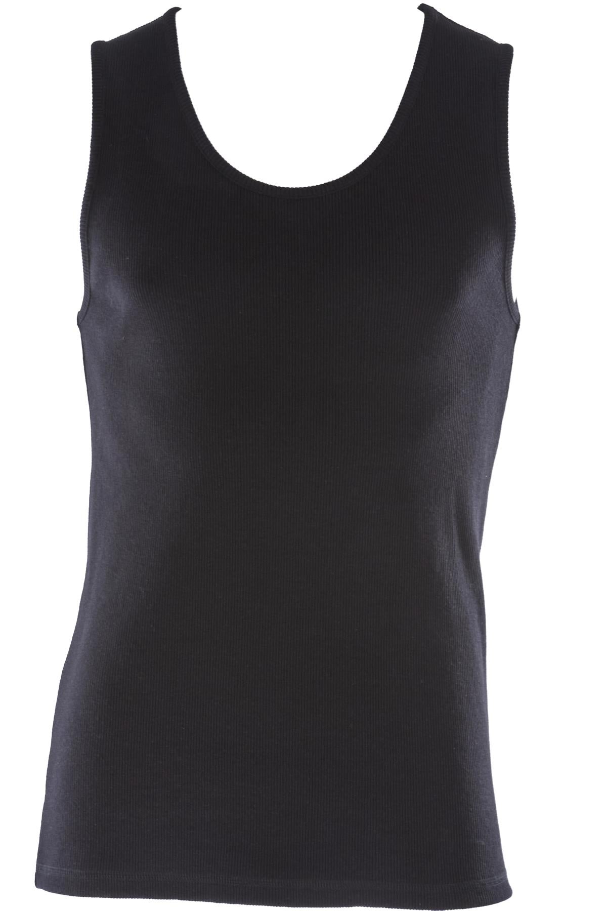 BLACK MEN'S COTTON TOP