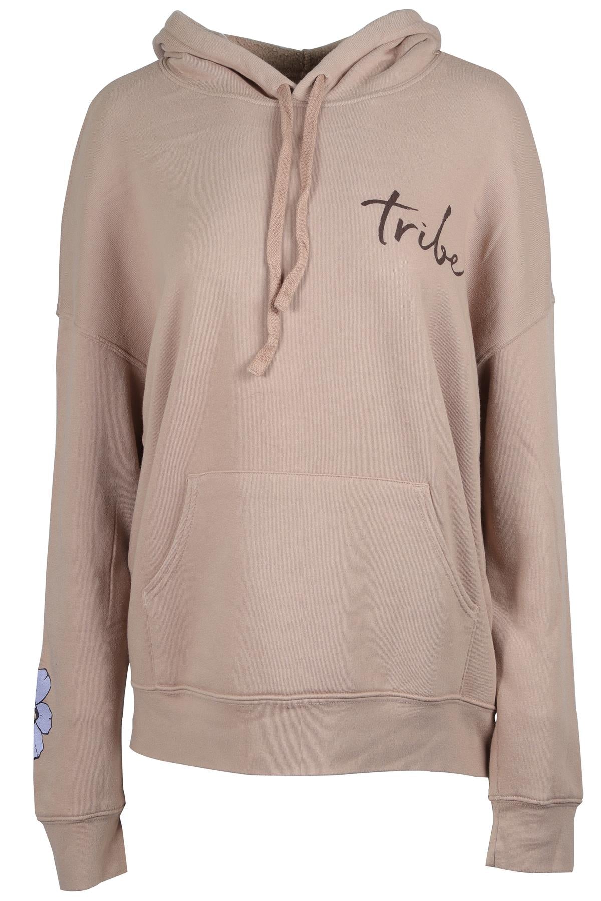 JACQUIE AICHE BEIGE COTTON HOODIE MEDIUM