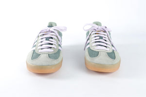 ADIDAS GREEN MEN'S GAZELLE MINERAL GREEN SILVER SNEAKERS EU 42 UK 8 US 8.5