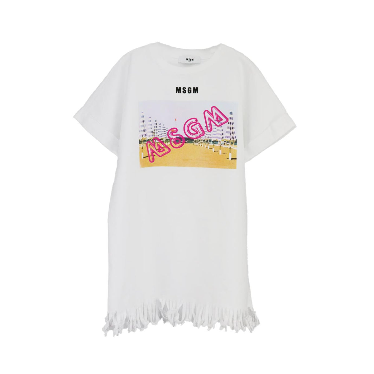 MSGM KIDS GIRLS COTTON DRESS 8 YEARS