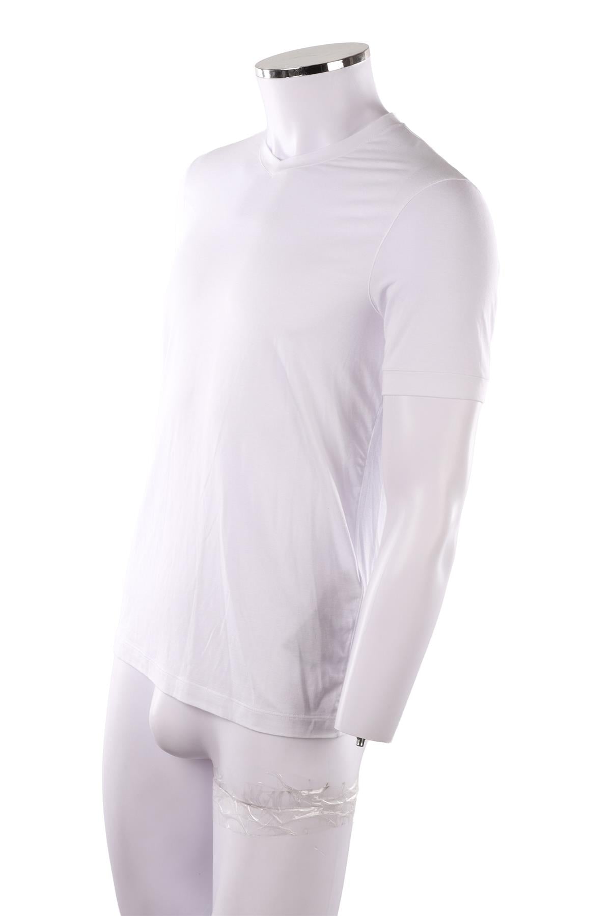 WHITE JERSEY T-SHIRT