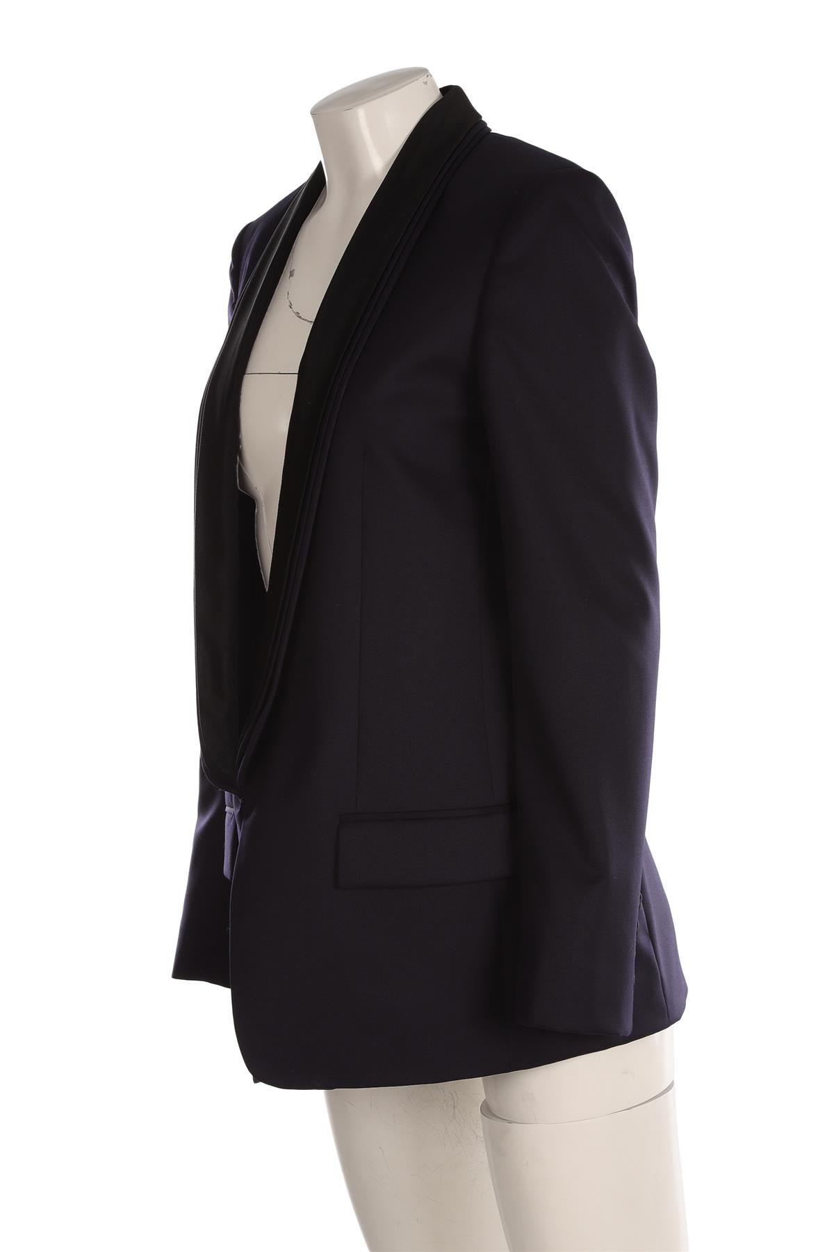 STELLA MCCARTNEY NAVY WOOL BLAZER IT 46 UK 14