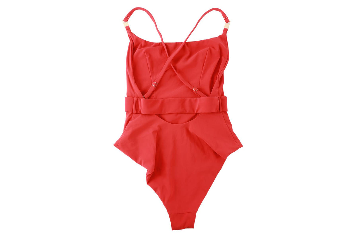 AGENT PROVOCATEUR RED SWIMSUIT 2 UK 8