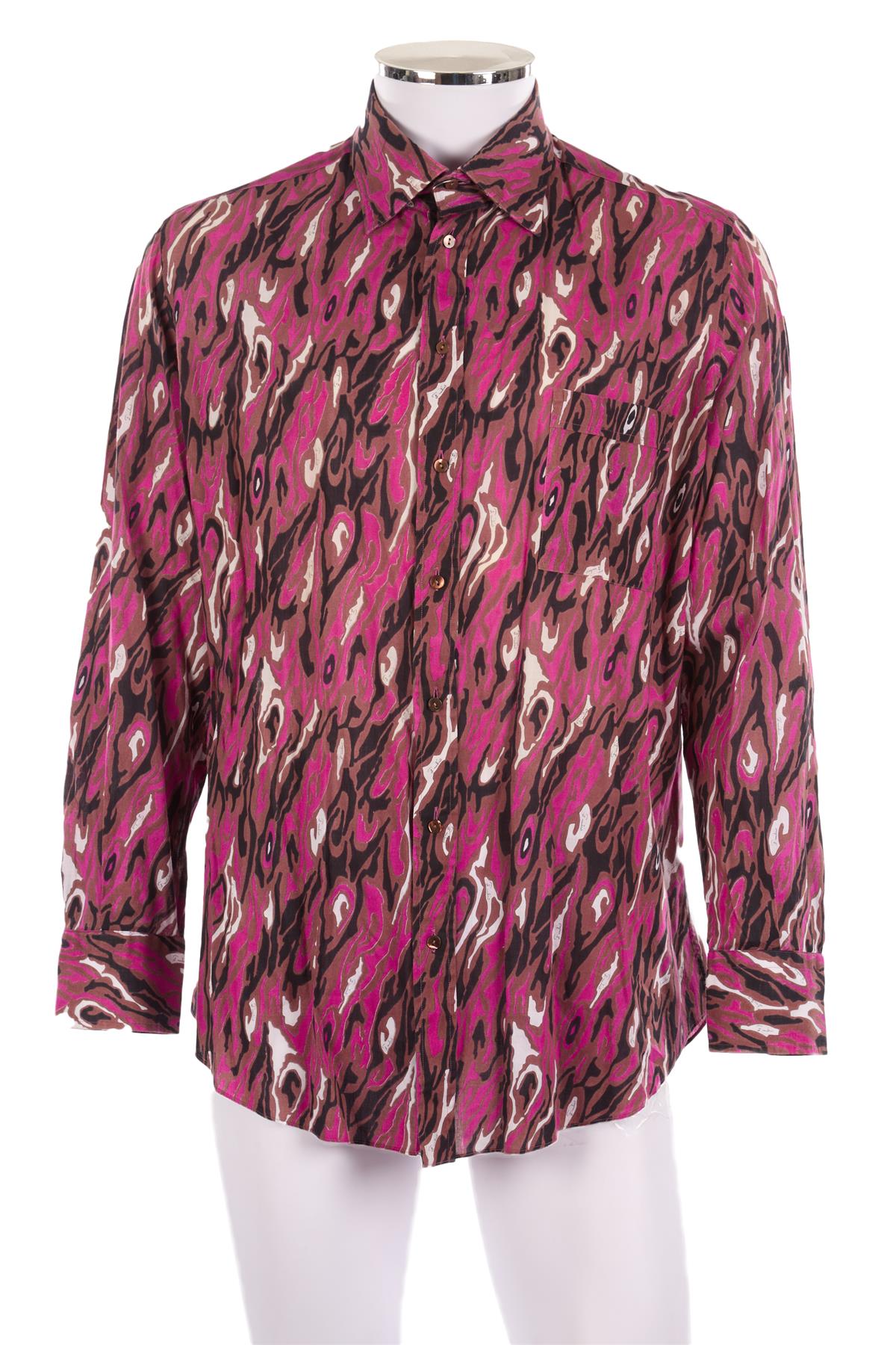 EMILIO PUCCI MULTI MEN'S 1970'S SHIRT IT 46