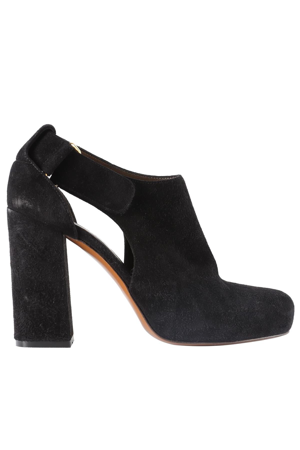 MARNI BLACK SUEDE ANKLE BOOTS EU 39 UK 6 US 9