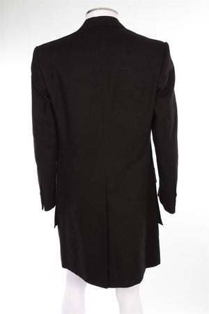 SPENCER HART BLACK MEN'S CANVAS COAT IT 42 UK/US 32