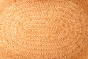 LOEWE X PAULA'S IBIZA BEIGE BALLOON RAFFIA SHOULDER BAG