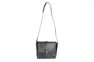 CHANEL BLACK 2000 - 2002 LEATHER SHOULDER BAG
