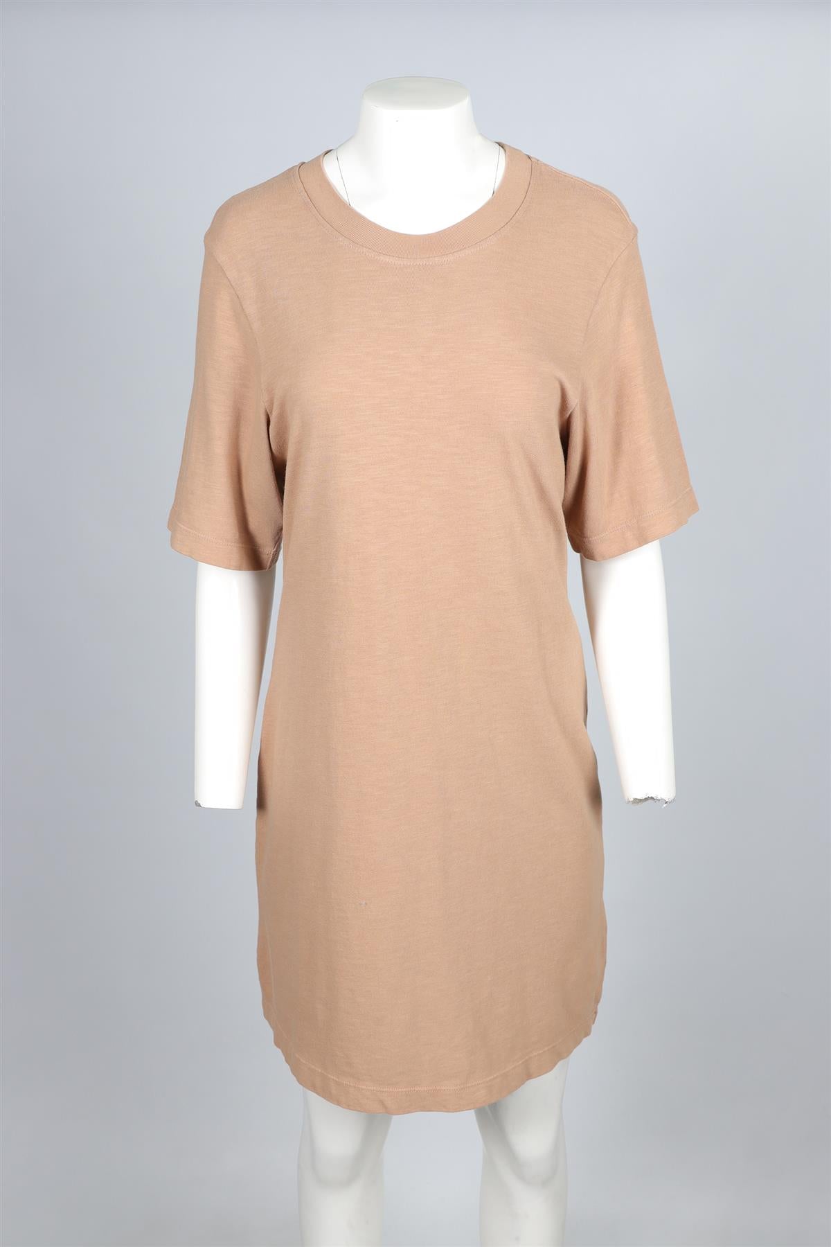 COTTON CITIZEN BROWN COTTON MINI DRESS MEDIUM