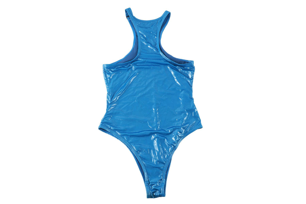 THE ATTICO BLUE SWIMSUIT MEDIUM