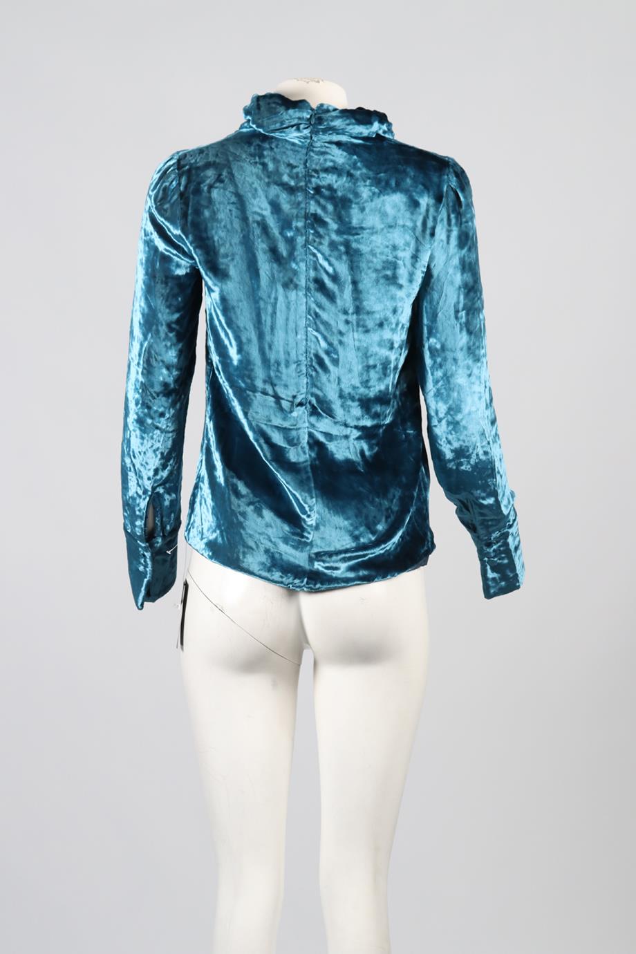 MAISON MARGIELA VELVET TURTLENECK TOP IT 38 UK 6