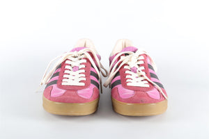 GUCCI + ADIDAS GAZELLE PINK VELVET SNEAKERS UK 7 FR 40.5 US 8.5