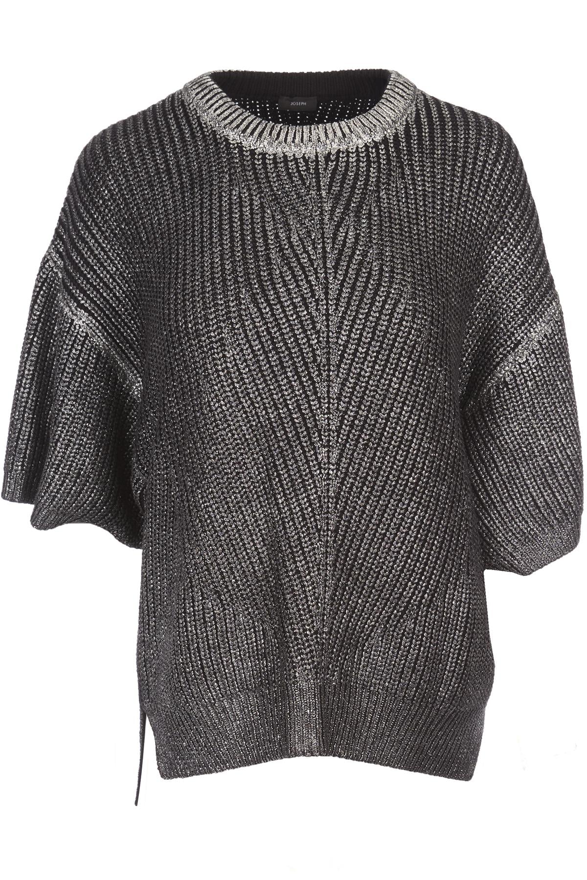 JOSEPH SILVER COTTON SWEATER XLARGE