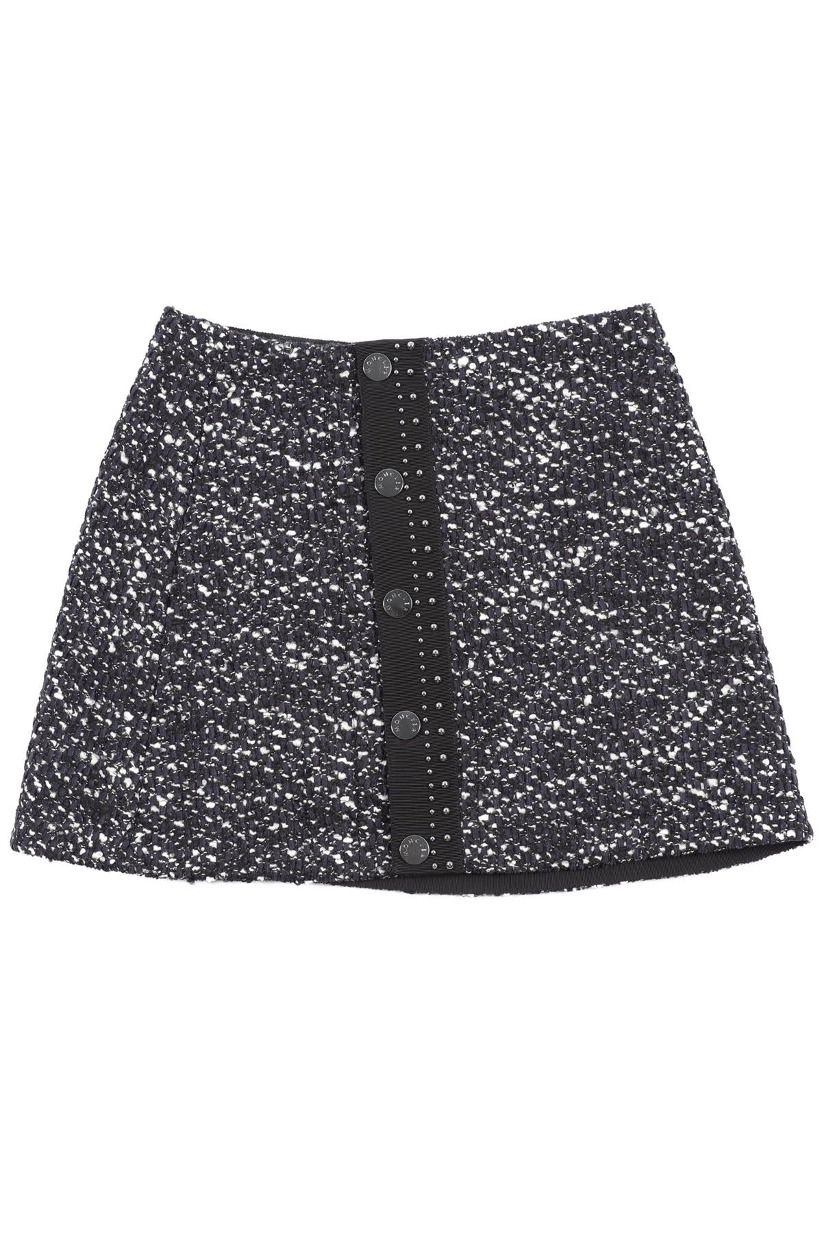 MONCLER NAVY WOOL MINI SKIRT IT 38 UK 6