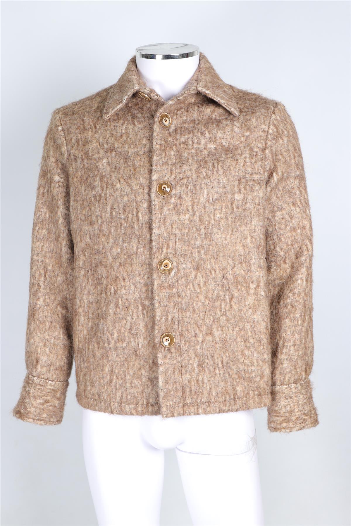SEFR BEIGE MEN'S COTTON JACKET SMALL