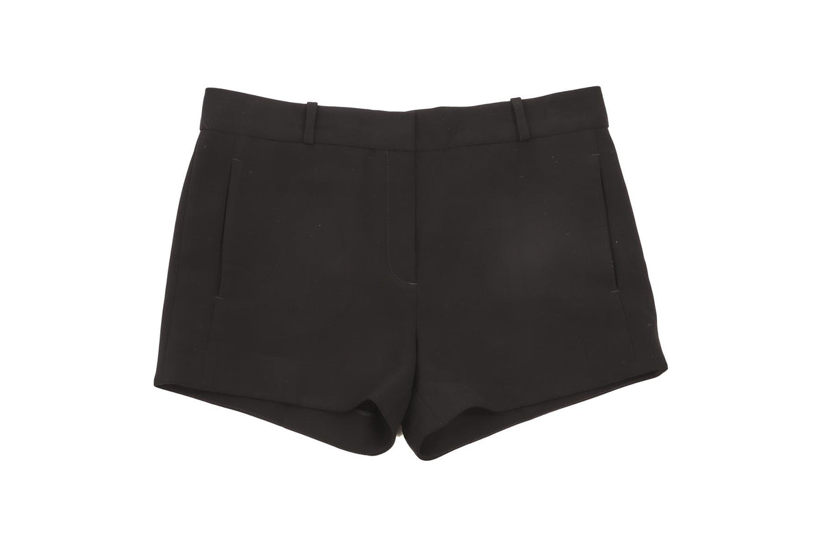 JOSEPH BLACK CREPE SHORTS FR 36 UK 8