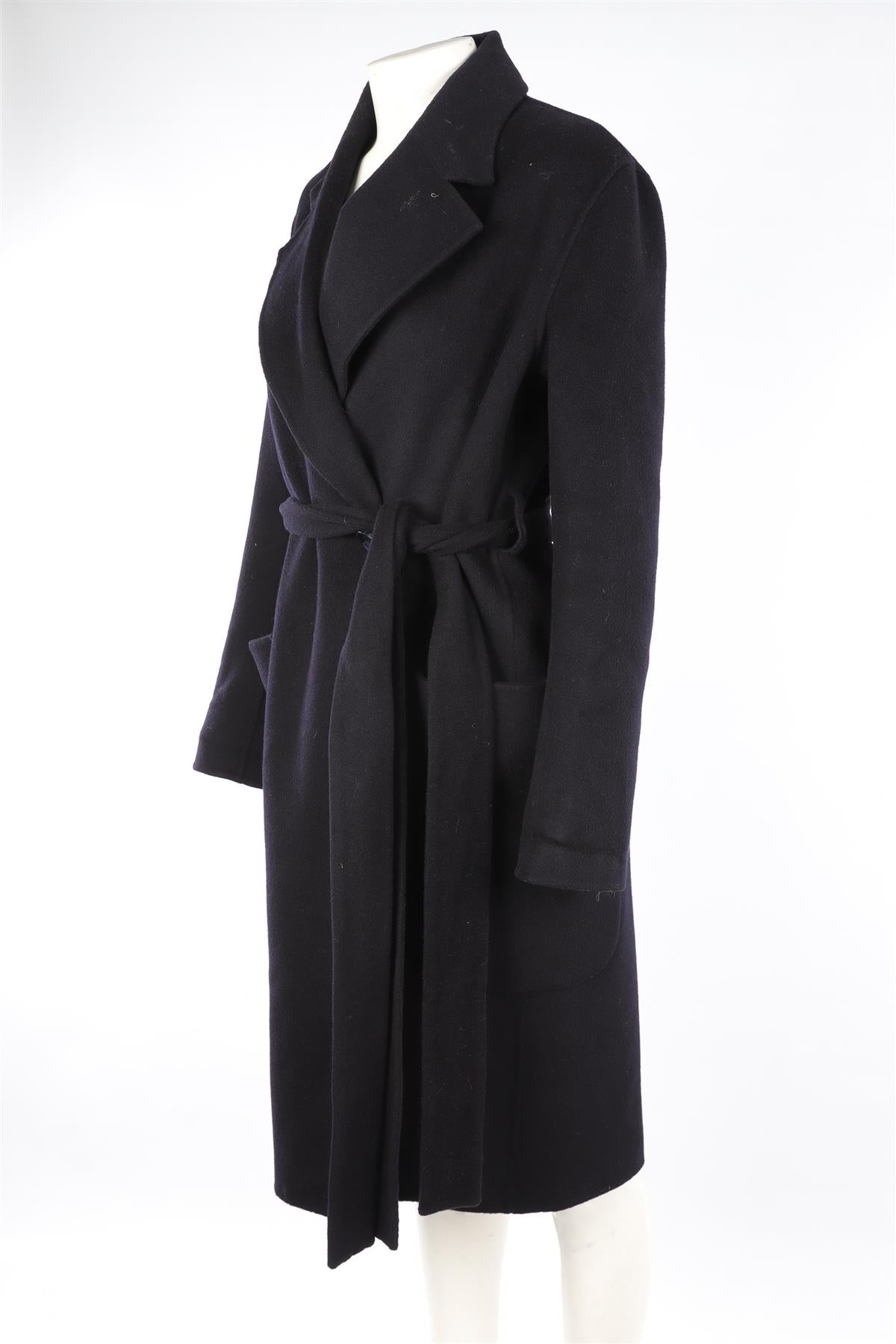 ACNE SUDIOS NAVY WOOL COAT EU 36 UK 8
