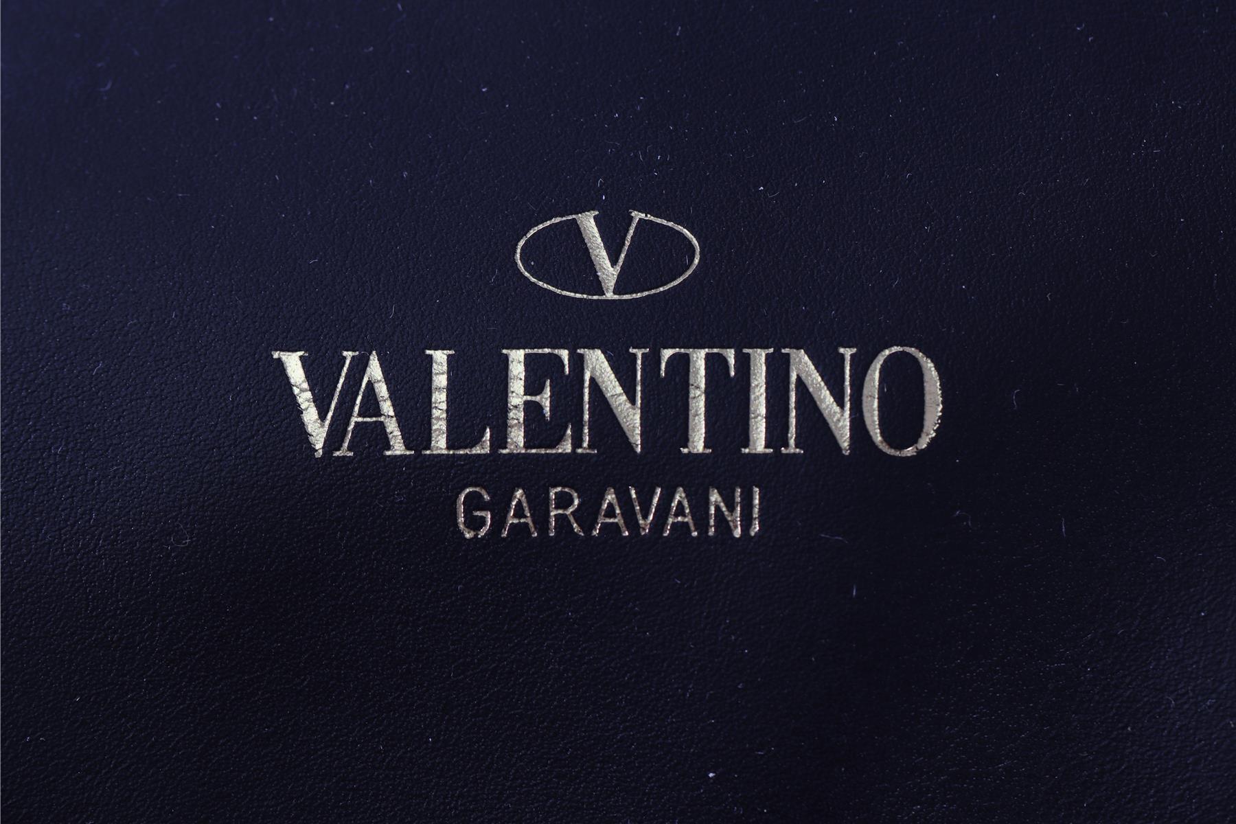 VALENTINO GARAVANI BLACK ROCKSTUD MEDIUM LEATHER BACKPACK