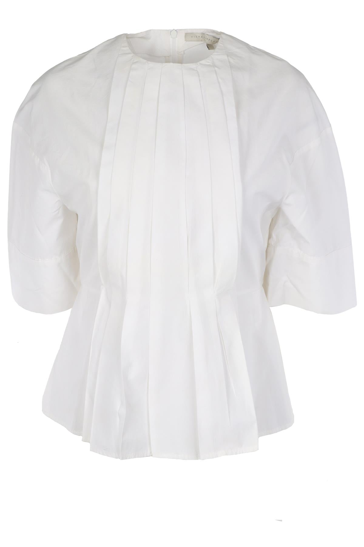 VICTORIA BECKHAM WHITE COTTON TOP UK 10
