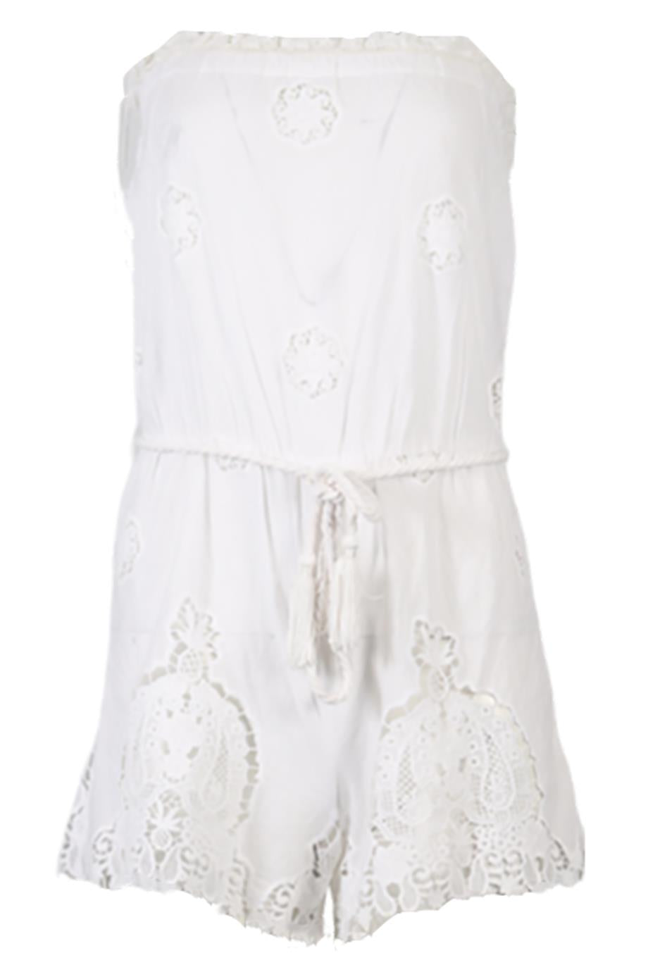 MIGUELINA COTTON PLAYSUIT SMALL