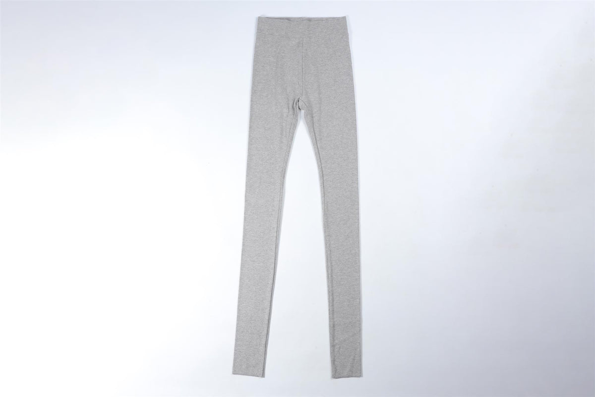 ETERNE GREY COTTON LEGGINGS XSMALL