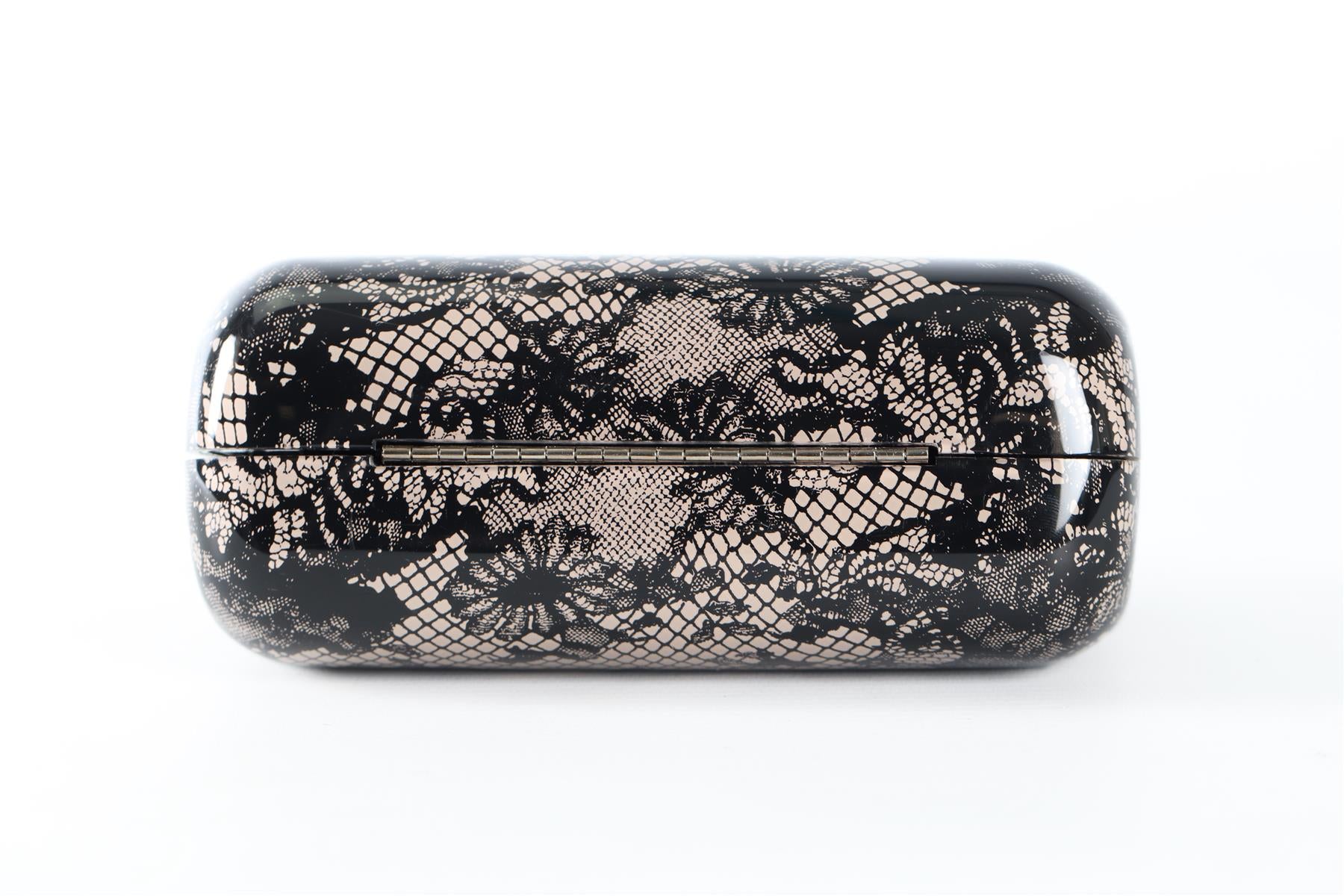 JIMMY CHOO NUDE PERSPEX CLUTCH