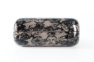 JIMMY CHOO NUDE PERSPEX CLUTCH