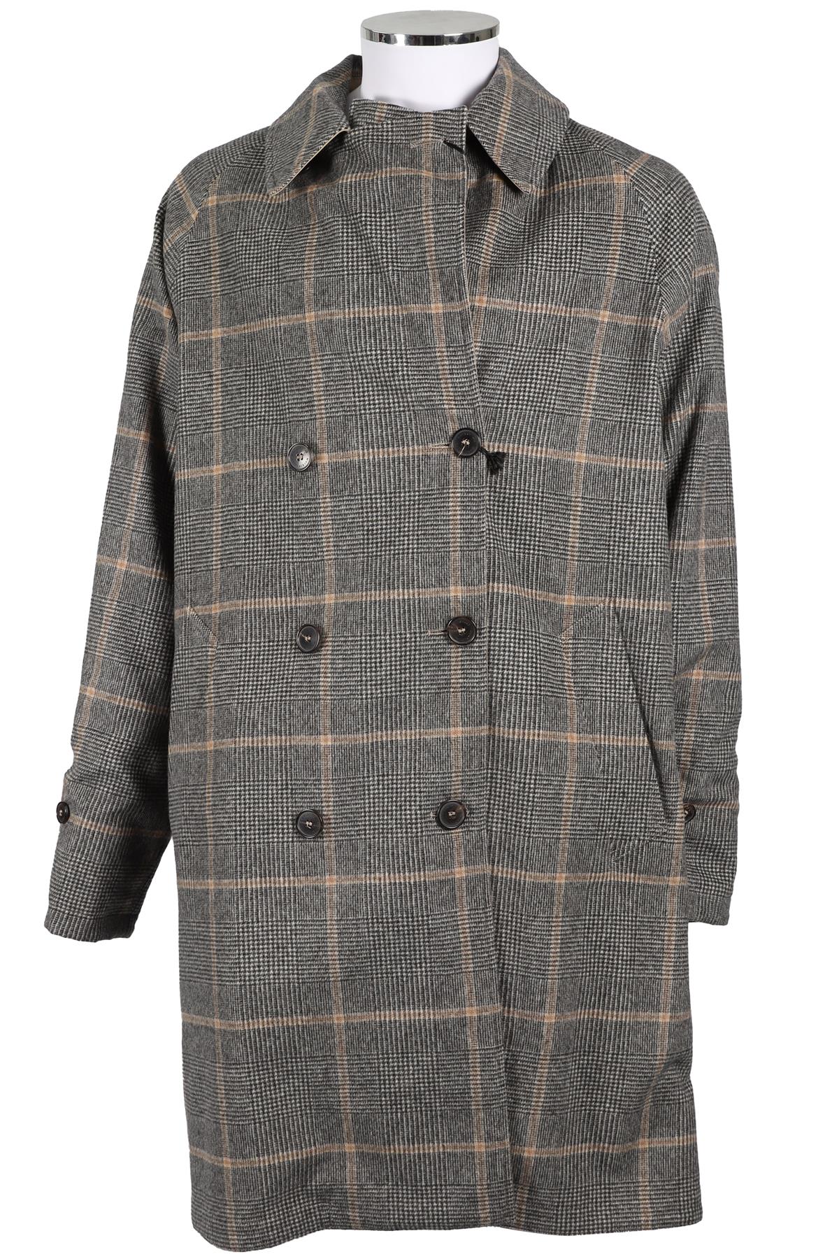 MACKINTOSH GREY MEN'S WOOL COAT UK 42