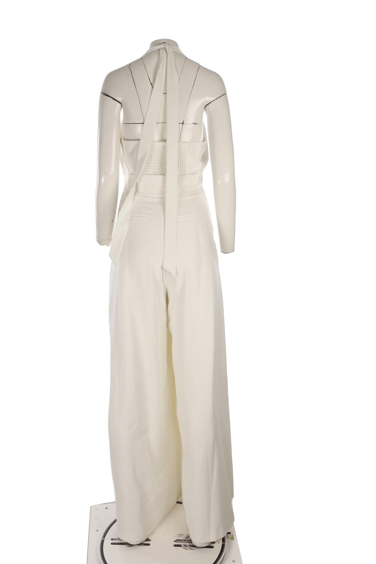 CREAM CREPE JUMPSUIT
