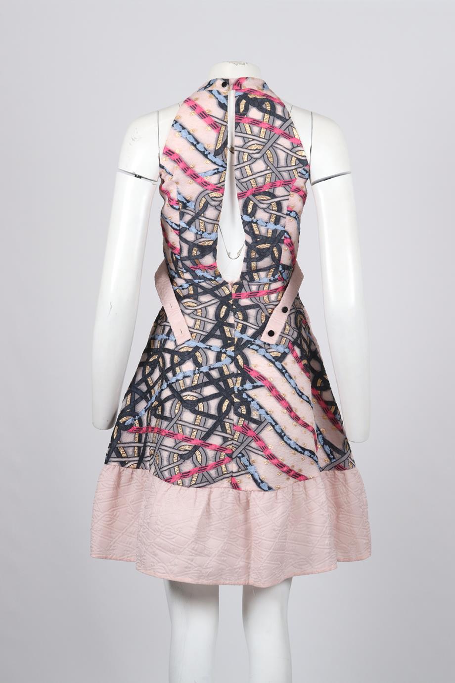 PETER PILOTTO SILK BLEND MINI DRESS UK 6