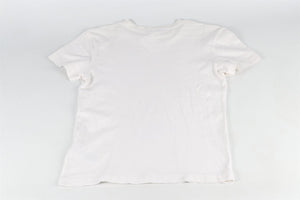 RE/DONE WHITE COTTON T-SHIRT XSMALL