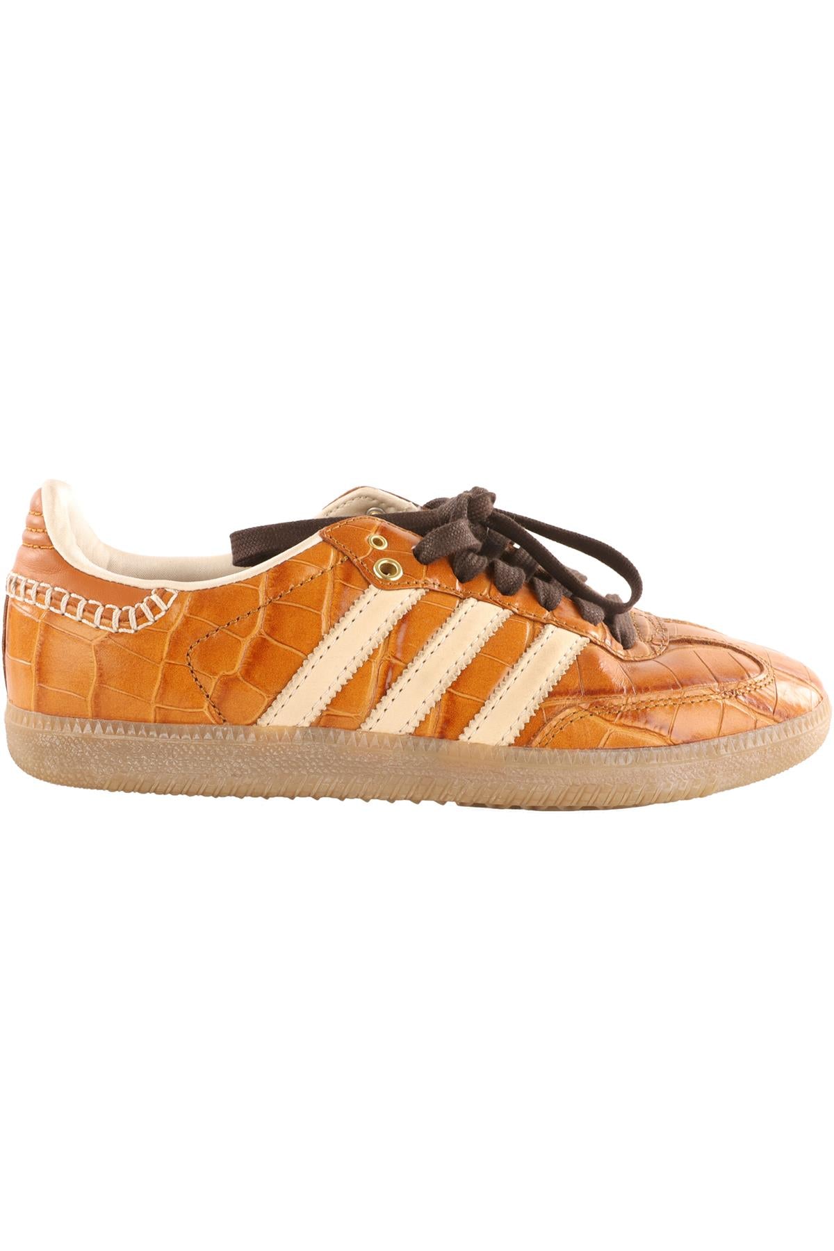 ADIDAS + WALES BONNER BROWN SAMBA OG BROWN CROC SNEAKERS UK 6.5 US 7 EU 40