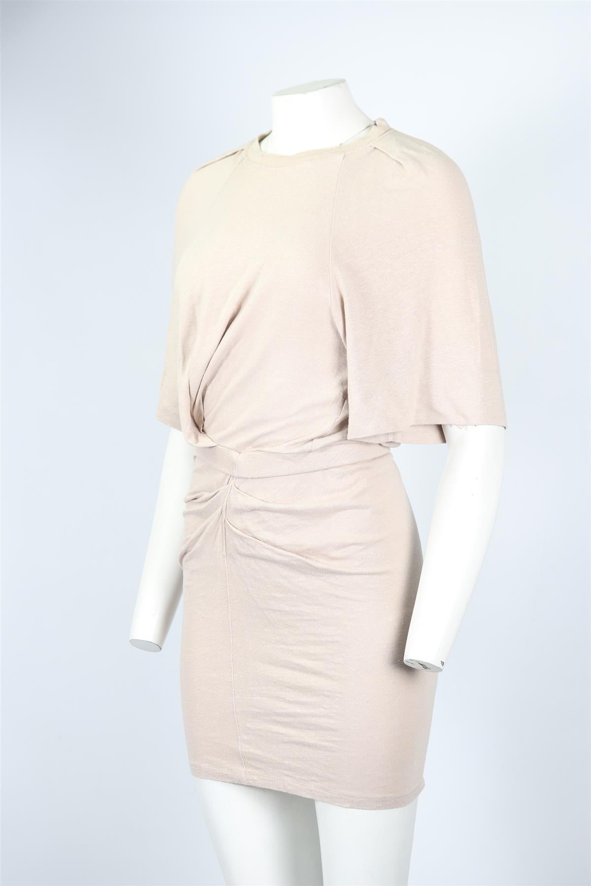 IRO LINEN MINI DRESS XSMALL