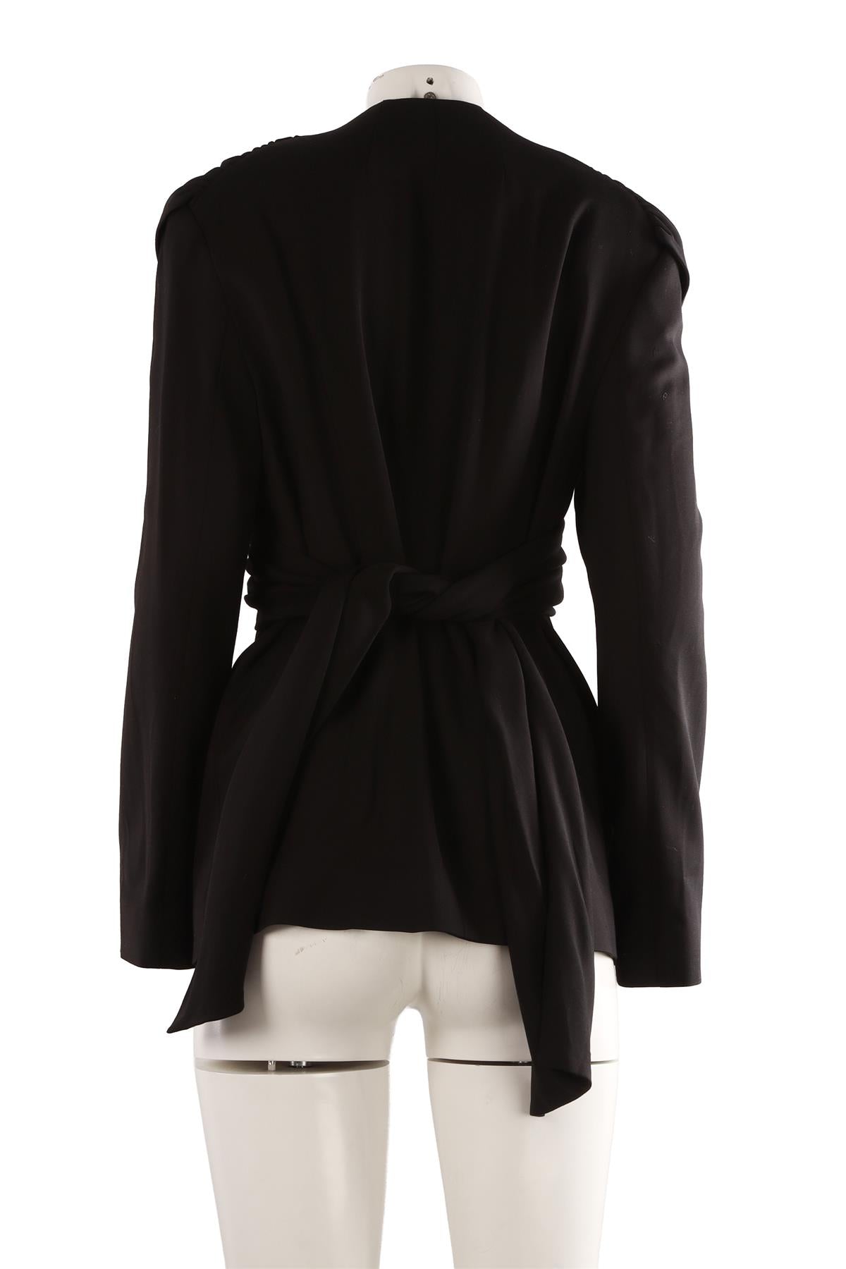 BLACK WOOL JACKET