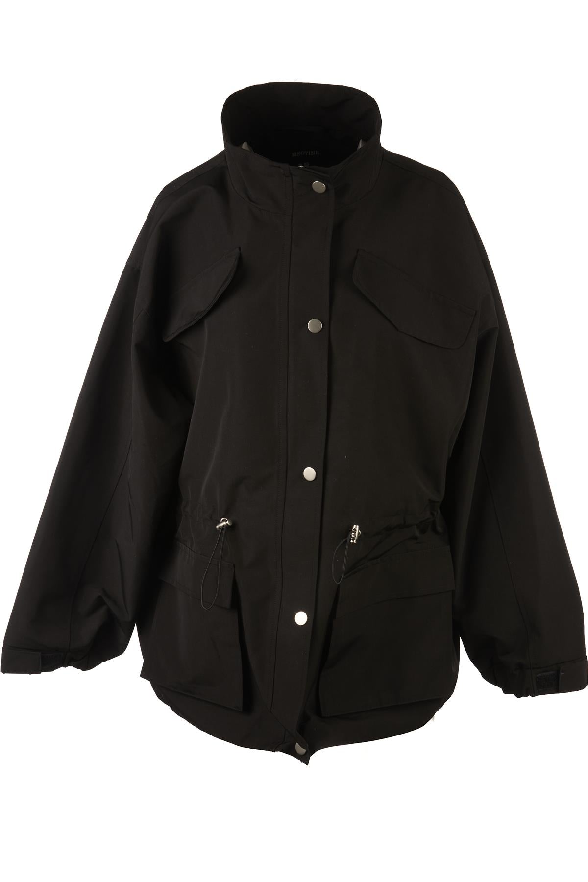 MEOTINE BLACK TRACEY COTTON JACKET XSMALL