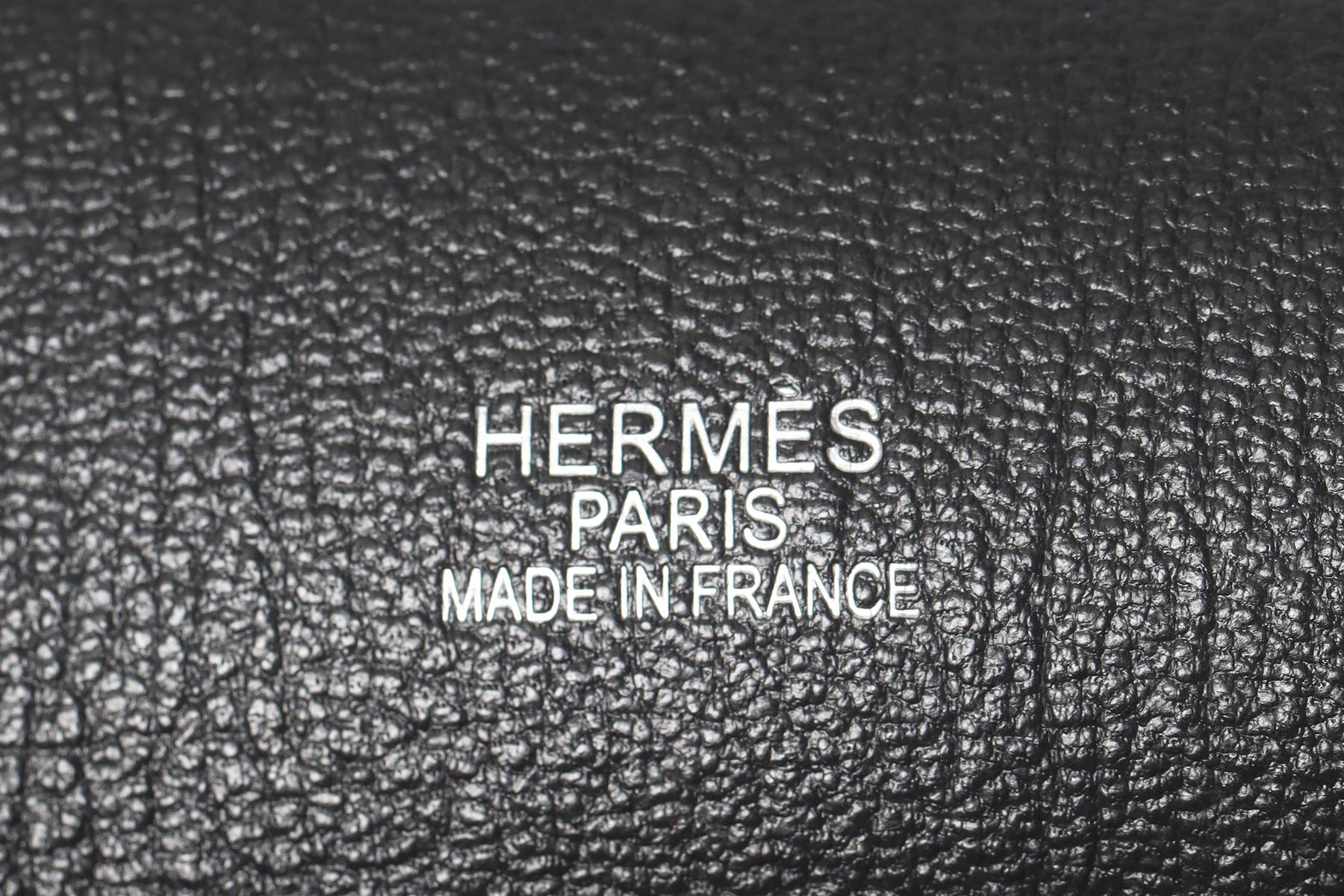 HERMÈS 2009 JYSIERE 36CM CLEMENCE LEATHER SHOULDER BAG