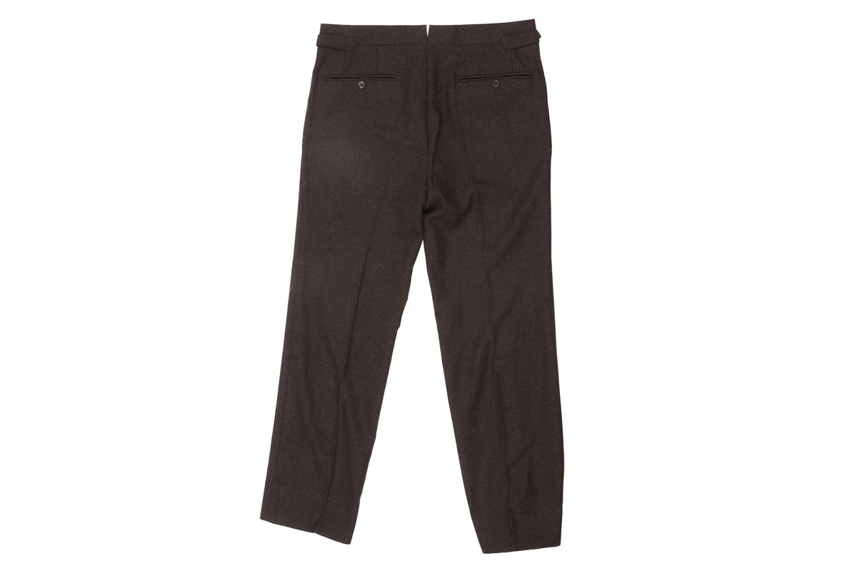 TOM FORD GREY MEN'S WOOL STRAIGHT LEG PANTS IT 50 FR 42 UK 34