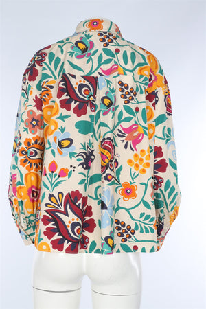 LA DOUBLE J MULTI COTTON SHIRT SMALL