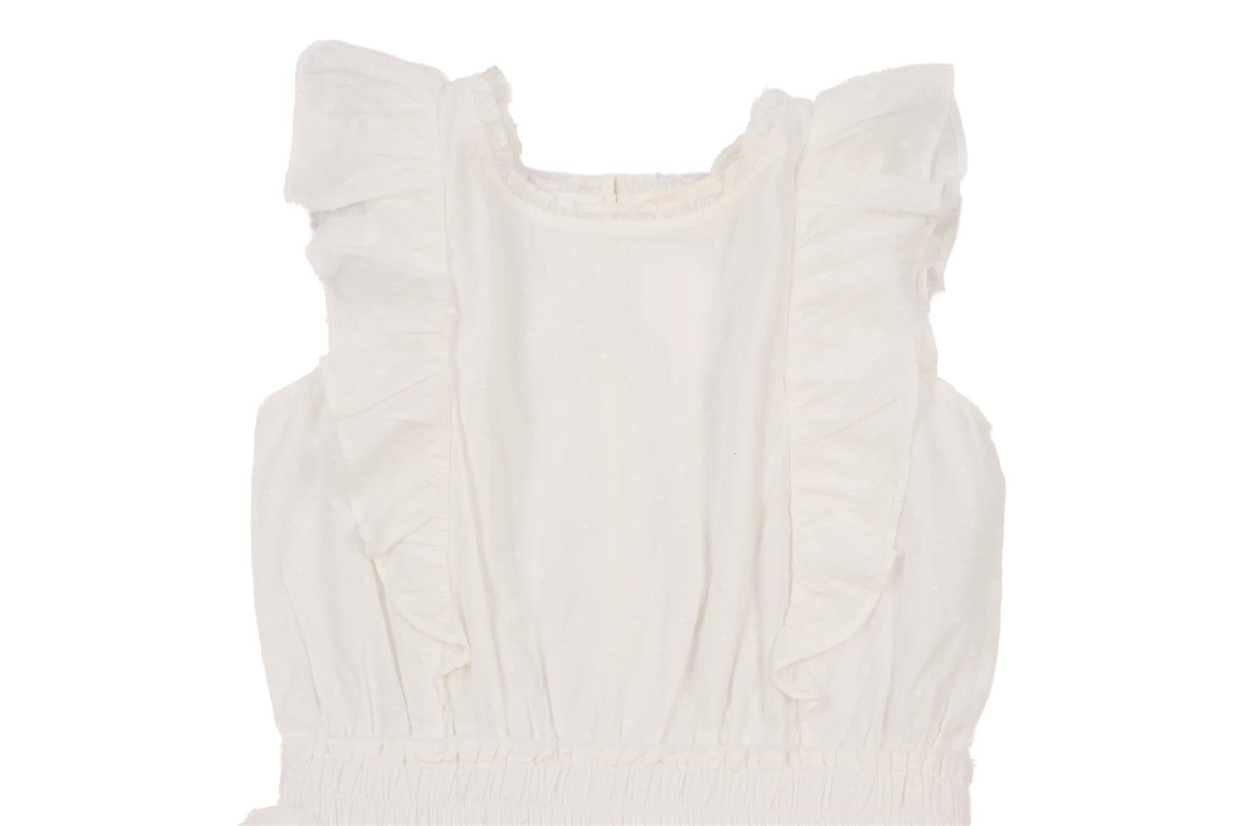 LOVESHACKFANCY WHITE KIDS GIRLS DRESS 12 YEARS