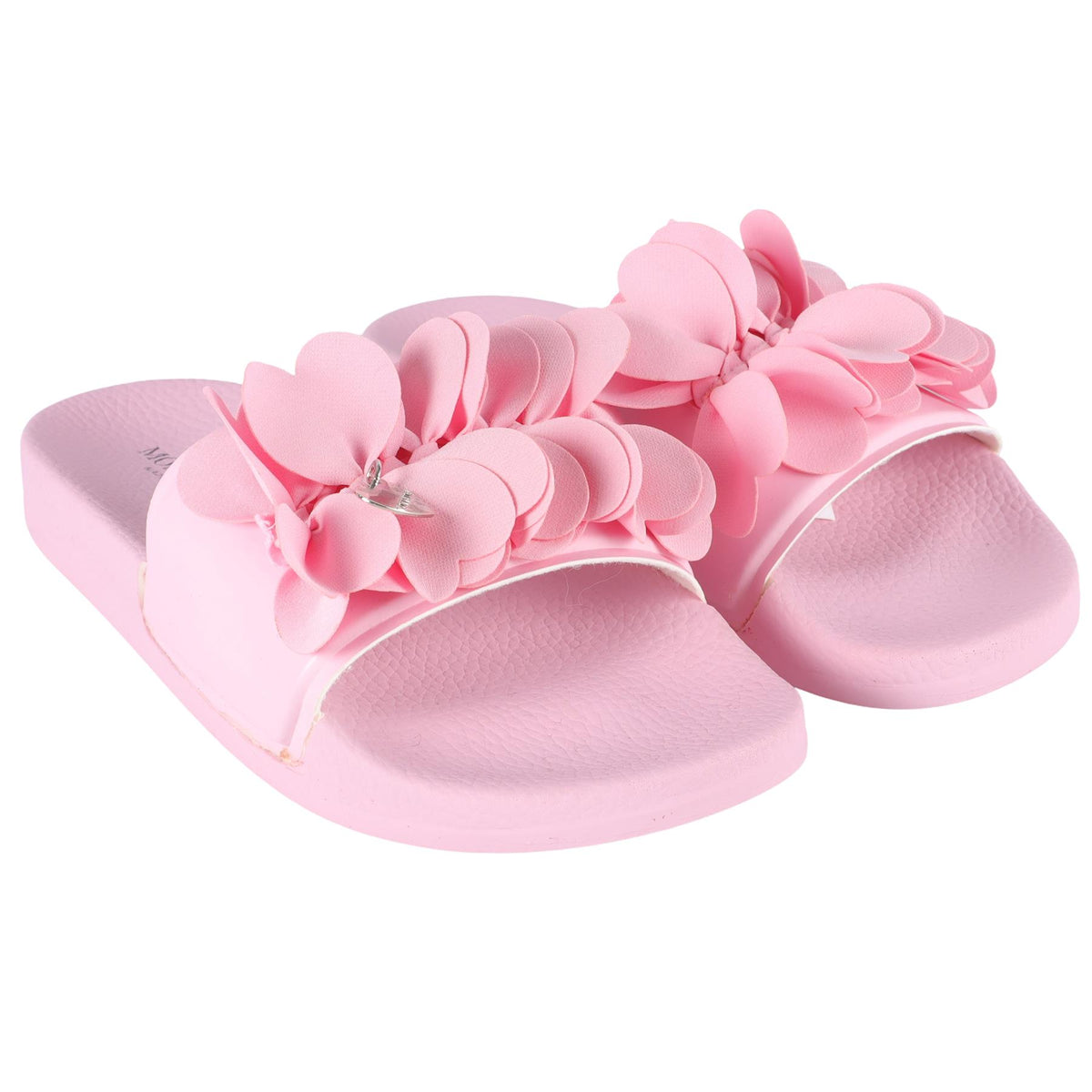 MONNLISA PINK RUBBER SLIDES EU 36 UK 3.5 US 4.5