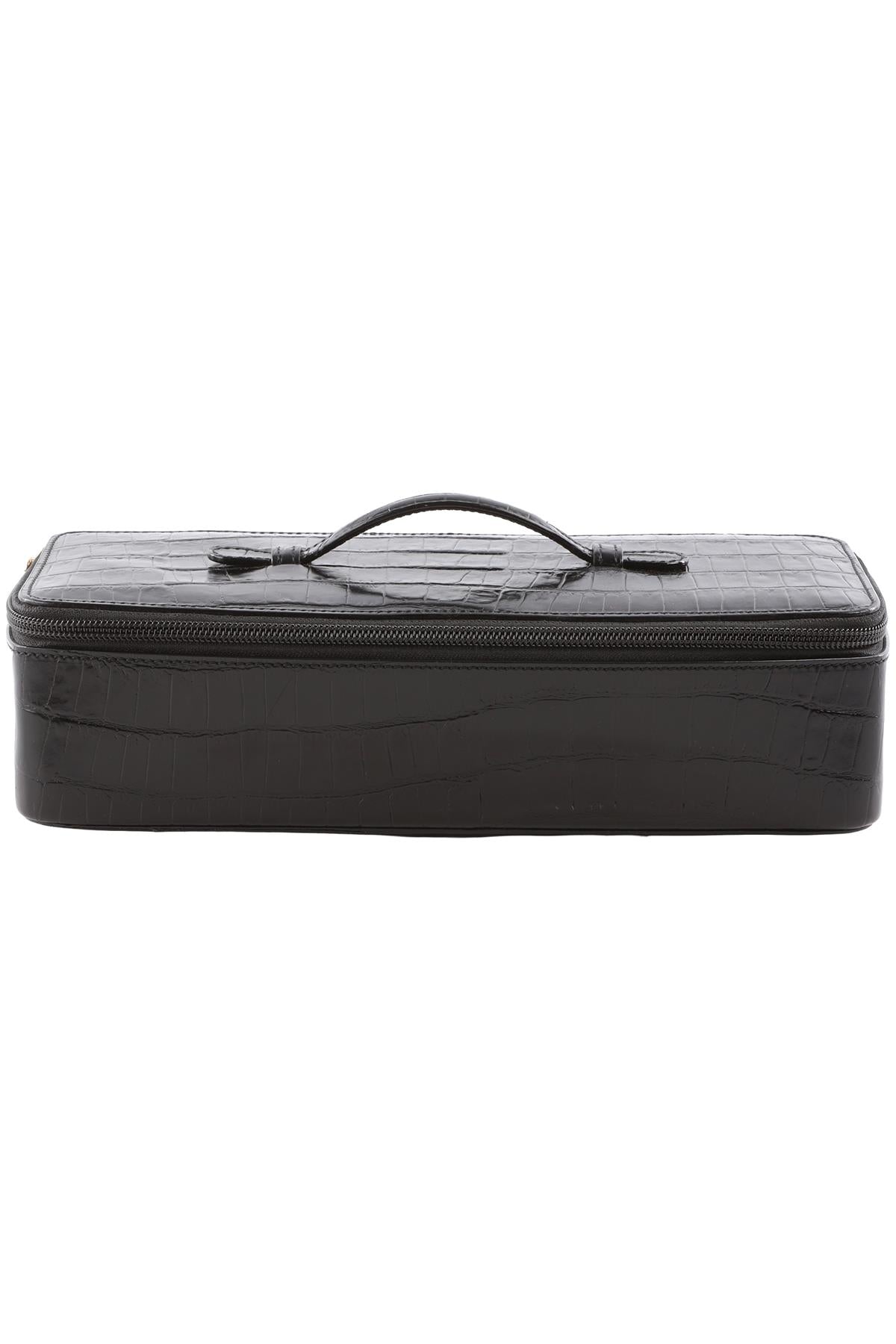 STEFANO SERAPIAN BLACK LEATHER CASE