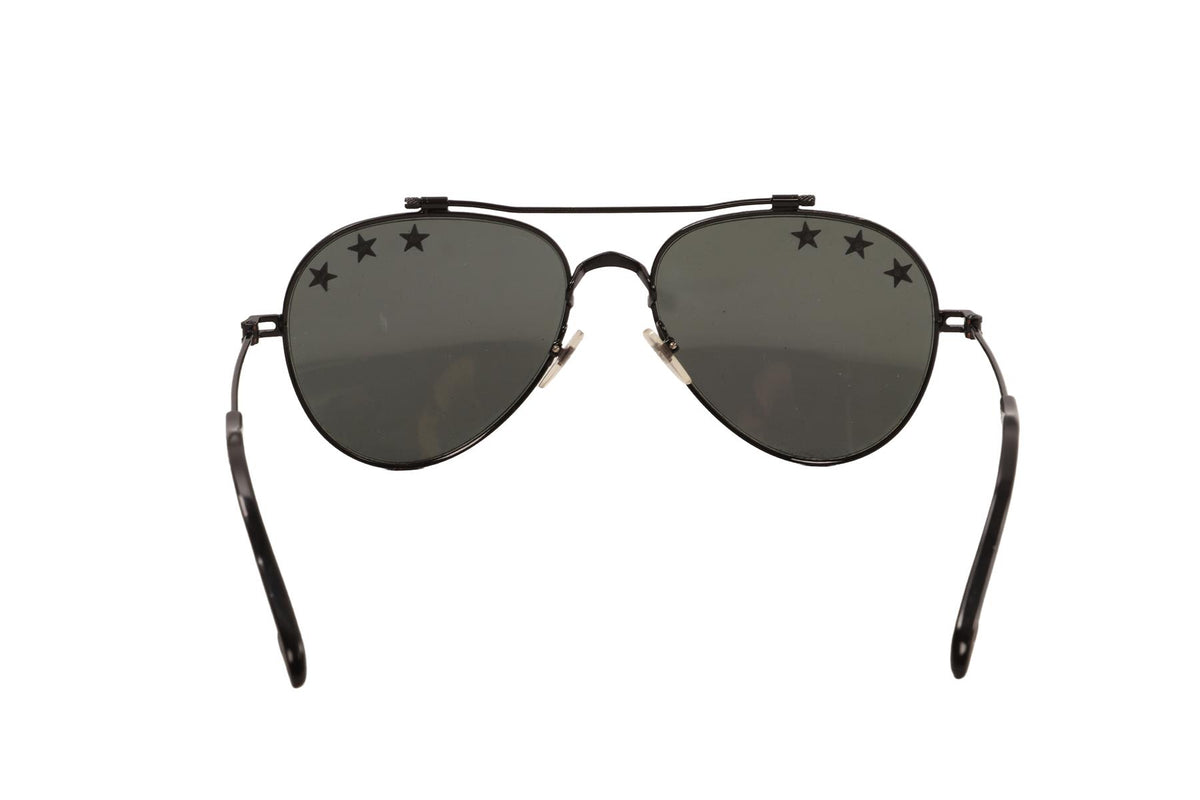 GIVENCHY BLACK METAL FRAME SUNGLASSES