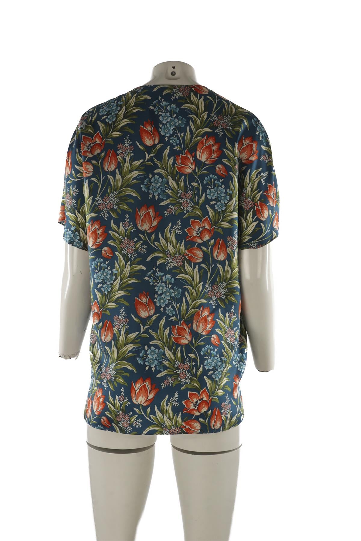 GUCCI MULTI NOJUM SILK TOP IT 46 UK 14
