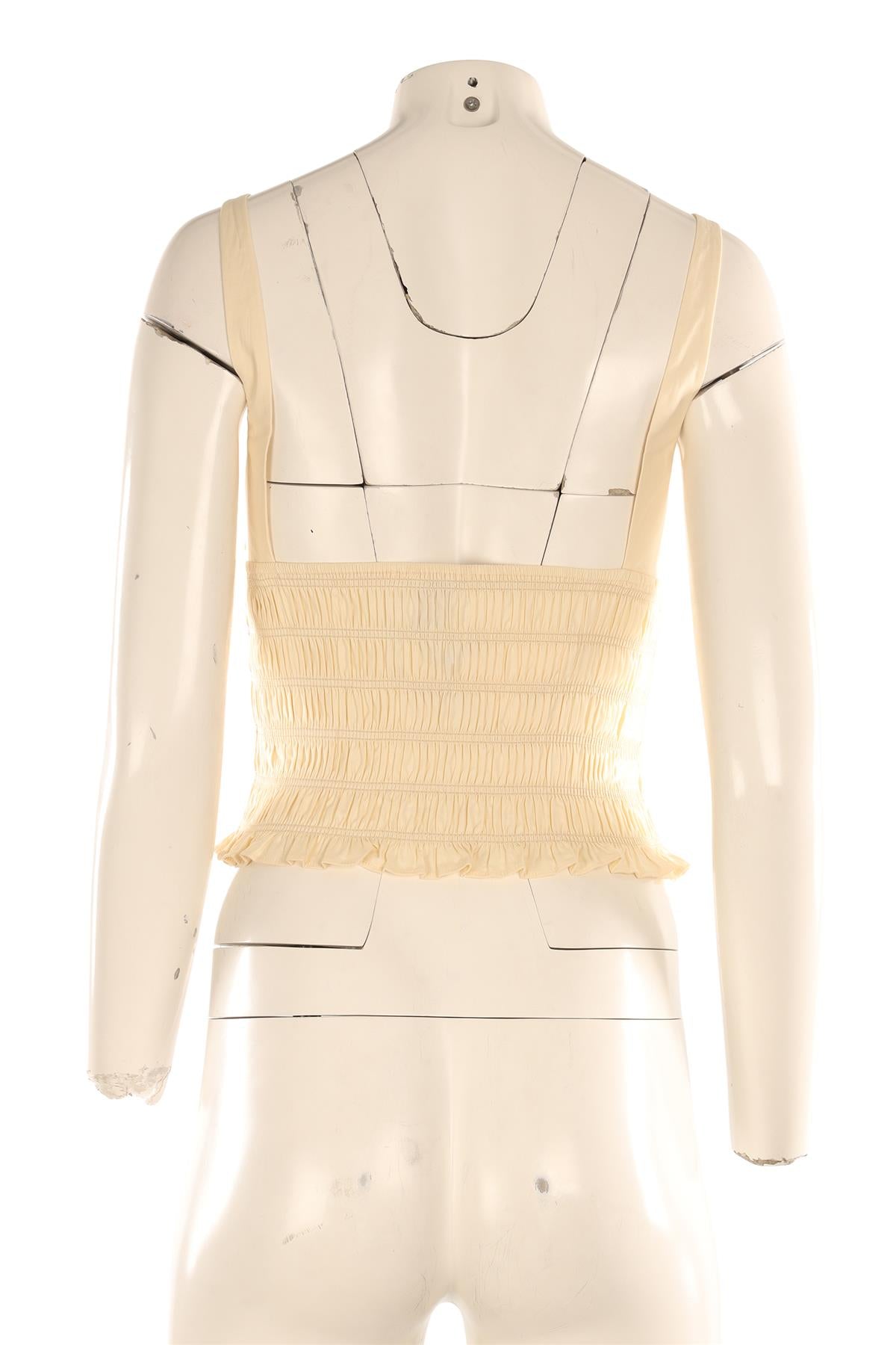 REFORMATION CREAM COTTON TOP SMALL