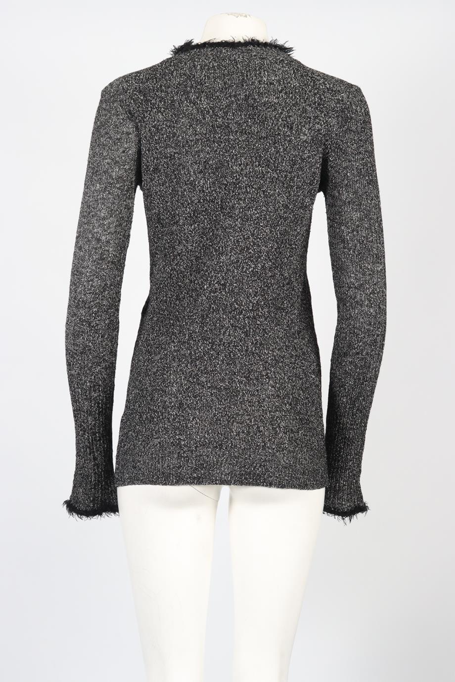 CELINE WOOL AND COTTON BLEND TOP SMALL