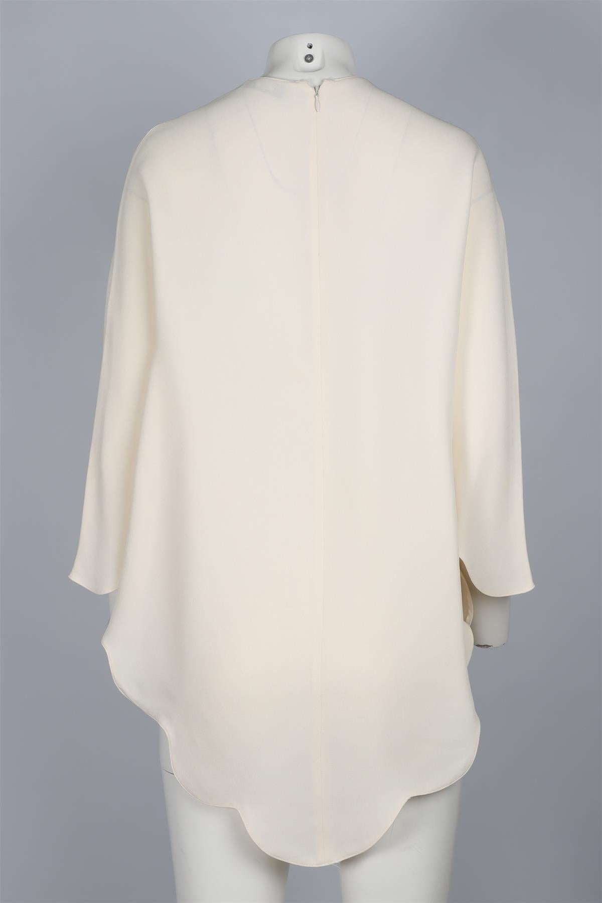 VALENTINO IVORY SILK TOP IT 38 UK 6
