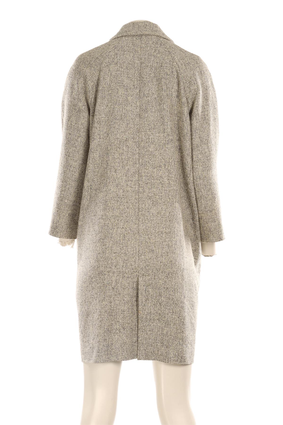 JIL SANDER GREEN COTTON COAT IT 40 UK 8 US 4