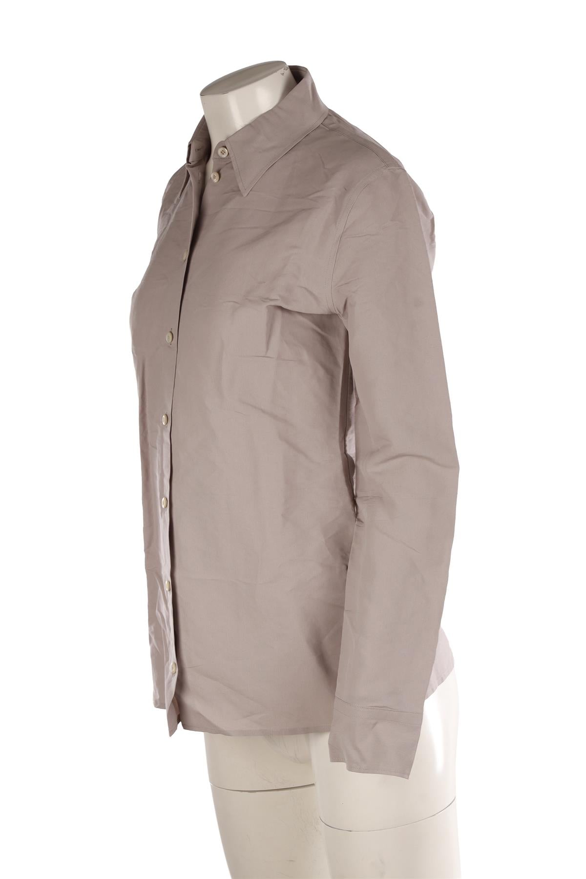 PRADA GREY PAPER SHIRT IT 42 UK 10