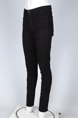 PAIGE BLACK HIGH RISE SKINNY JEANS W31 UK 12-14