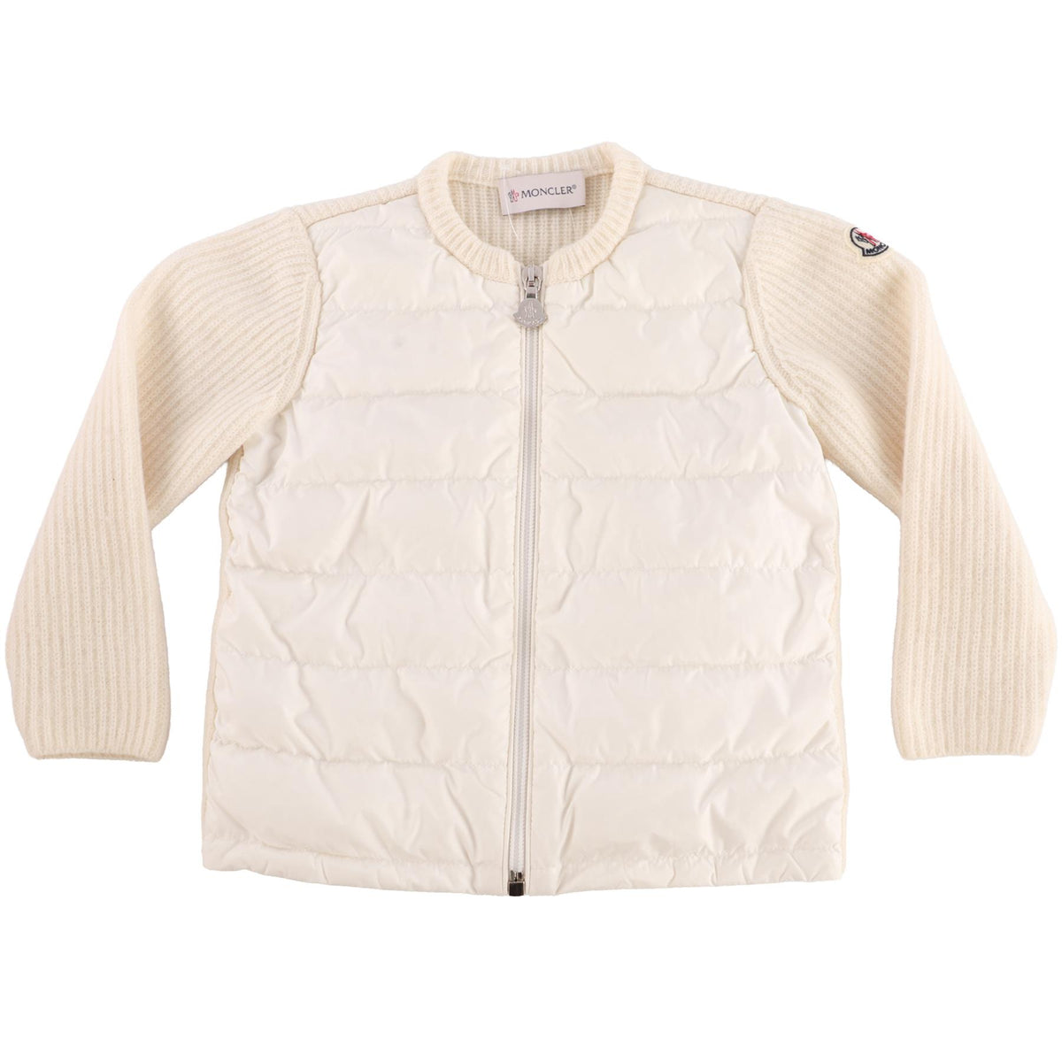 MONCLER IVORY KIDS GIRLS JACKET 2 YEARS